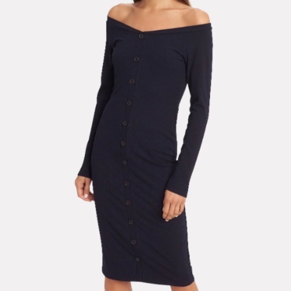 NWT! Intermix Helene Button Front Dress Size M - Picture 1 of 6
